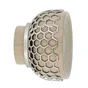 Embout pour barre à rideau Coupelle, Diam.28 mm, bois beige Archi design,