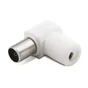 Fiche coudee TV femelle 9.52mm, Metronic