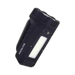 Projecteur rechargeable 900/400/80 lm 600 mètres noir Xanlite