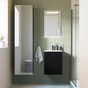 MEUBLE SOUS VASQUE REMIX LARG 45XPROF 48XH58CM 2TIROIRS NOIR MAT
