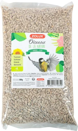 Tournesol décortiqué oiseaux ZOLUX 800g