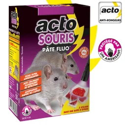Pâte âppat pour souris, fluorescente, ACTO