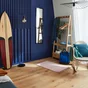 Lampadaire LINA, E27, H.149 cm, métal noir, Inspire