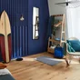 Lampadaire LINA, E27, H.149 cm, métal noir, Inspire