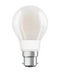 Ampoule variable led dépoli standard B22 1521 Lm = 100 W blanc chaud, OSRAM