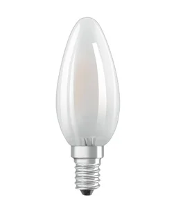 Ampoule variable led dépoli flamme E14 470 Lm = 40 W blanc chaud, OSRAM