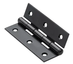 Charnière en acier pour meuble, HETTICH, L.70 x l.40 mm, noir