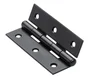 Charnière en acier pour meuble, HETTICH, L.70 x l.40 mm, noir