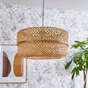 Suspension bambou naturel, INSPIRE Palanga, diam.38 cm