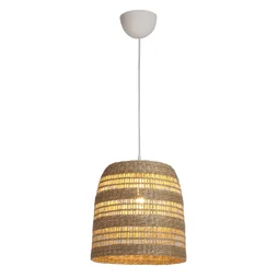 Suspension en jonc de mer naturel, INSPIRE Nema, diam.30 cm