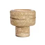 Lampe bambou naturel, INSPIRE Palanga, H.21 cm