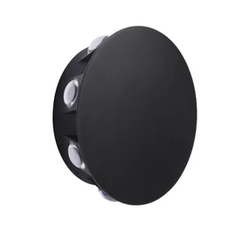 Applique led Torvi, diam.16cm, noir, Inspire