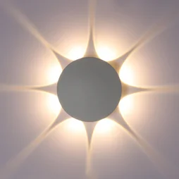 Applique led Torvi, diam.16 cm, 1036lm, 3000k, blanc, Inspire