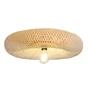 Plafonnier en bambou, INSPIRE Sibu, E27, diam.60 cm