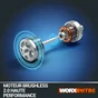 Souffleur sur batterie WORX Wp544e 20 V