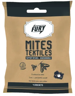 Anti-mites textiles, FURY, 4 crochets