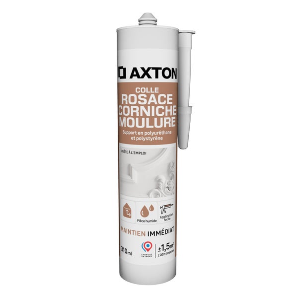 Colle Moulure et rosace AXTON, 0.31 l