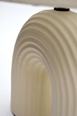 Lampe Vaska, céramique, crème, H.41 cm INSPIRE, E27