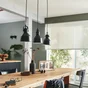 Suspension Ezio, 3XE27, L76 cm, métal noir, Inspire