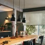 Suspension Ezio, 3XE27, L76 cm, métal noir, Inspire