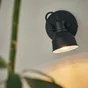 Spot patère INSPIRE Ezio métal noir