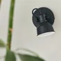 Spot patère INSPIRE Ezio métal noir