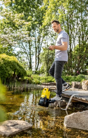 Pompe d'évacuation pour eaux chargées KARCHER 22000 l/h
