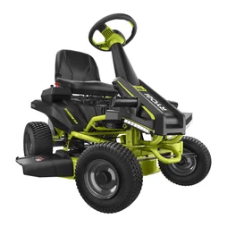 Tondeuse autoportée rider avec batterie, RYOBI 48RM76A 48V, l.76 cm, 50 AH