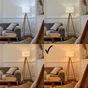 Ampoule décorative led ambré edison E27, PHILIPS, 40 W blanc très chaud