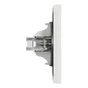 Prise tv complet Miluz, SCHNEIDER ELECTRIC, blanc