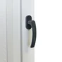 Poignée de fenêtre Eva, aluminium brillant anthracite