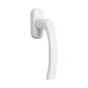 Poignée de fenêtre Eva, aluminium brillant blanc