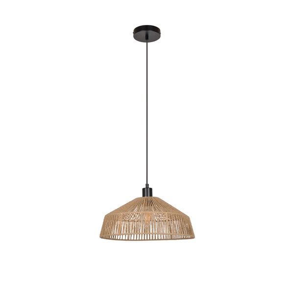 Suspension Mikona, papier, beige, Diam.38 cm INSPIRE, E27