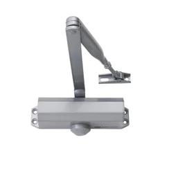 Ferme-porte a compas 6100207 BRICARD, acier argente, force 2/3/4
