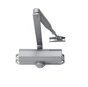 Ferme-porte a compas 6100207 BRICARD, acier argente, force 2/3/4