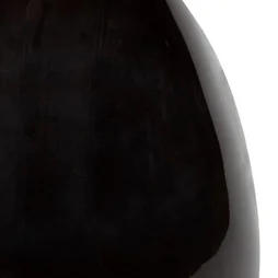Vase verre noir, Noctis, 19 x 31 cm