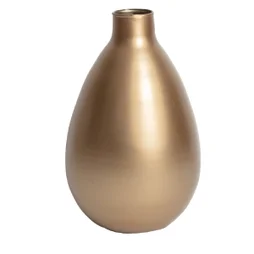 Vase verre doré, Noctis, 27 x 42 cm