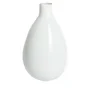 Vase verre blanc, Noctis, 27 x 42 cm