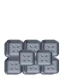 Lot de 8 patins adhésifs alvéolé eur, SCOTCH, 24 x 24 mm, gris
