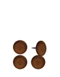 Lot de 4 patins adhésifs alvéolé eur, SCOTCH, diam. 22 mm, marron
