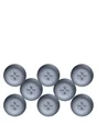 Lot de 8 patins adhésifs alvéolé eur, SCOTCH, diam. 22 mm, gris