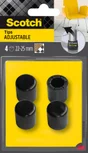 Lot de 4 embouts multitaille, SCOTCH, diam. de 22 à 25 mm, noir