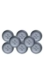 Lot de 8 patins adhésifs alvéolé eur, SCOTCH, diam. 25 mm, gris