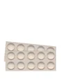 Lot de 12 butées amortissement adhésives pvc transparent SCOTCH diam.13 mm