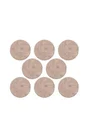 Lot de 8 patins feutre en laine adhésif, SCOTCH, diam. 22 mm, beige