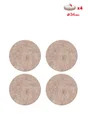 Lot de 4 patins feutre en laine adhésif, SCOTCH, diam. 35 mm, beige