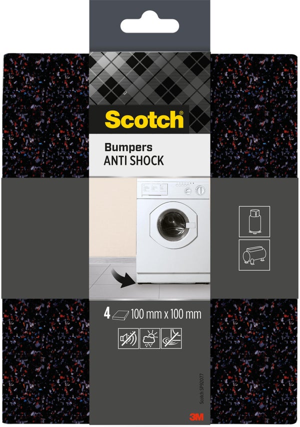 Lot de 4 amortisseurs en caoutchouc SCOTCH