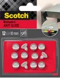 Lot de 12 ventouses anti-dérapante pour plateau en verre, SCOTCH, diam.10 mm