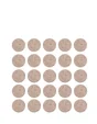 Lot de 25 patins feutre en laine adhésif, SCOTCH, diam. 13 mm, beige