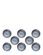 Lot de 8 patins adhésifs alvéolé eur, SCOTCH, diam.19 mm, gris